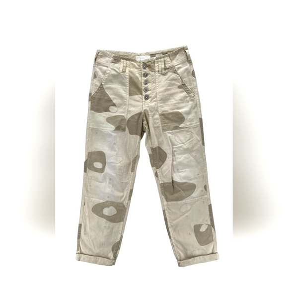 Anthropologie Pants - Anthropologie The Wanderer Camo button fly women's 27 cargo pants